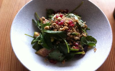 Fig and brown rice salad