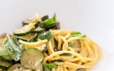 Creamy Chicken and Zucchini Spaghetti